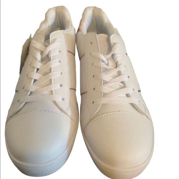 Daisy fuentes white/ Rosegold metalíc bling snickers - Picture 1 of 7